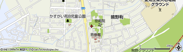 愛知県春日井市熊野町3133周辺の地図