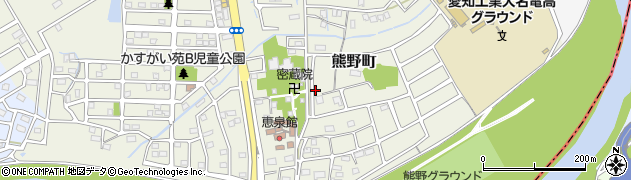 愛知県春日井市熊野町3126周辺の地図