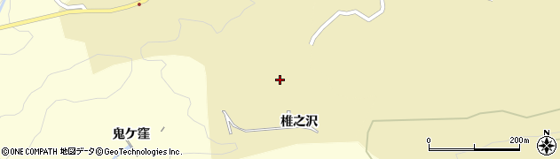 愛知県豊田市大岩町椎之沢周辺の地図