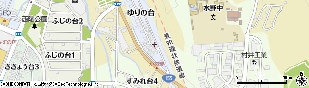 愛知県瀬戸市ゆりの台16周辺の地図