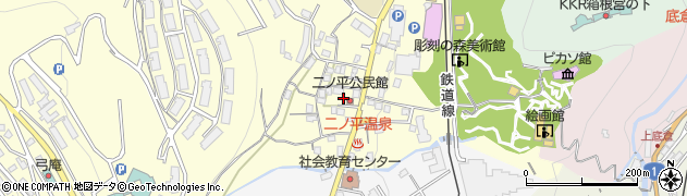 神奈川県足柄下郡箱根町二ノ平1114周辺の地図