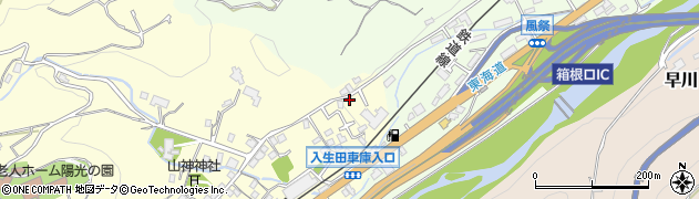 神奈川県小田原市入生田13周辺の地図