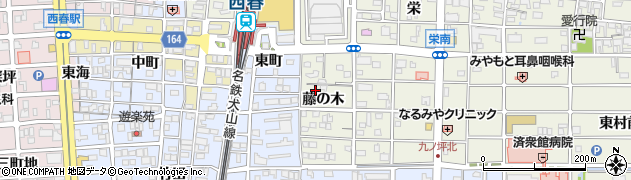 愛知県北名古屋市鹿田西藤之木23周辺の地図