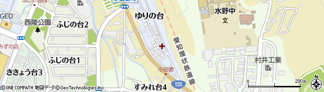 愛知県瀬戸市ゆりの台17周辺の地図
