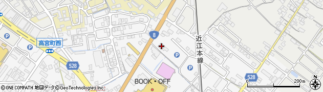 滋賀県彦根市高宮町1456周辺の地図