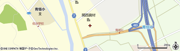 関西資材株式会社　青垣工場周辺の地図