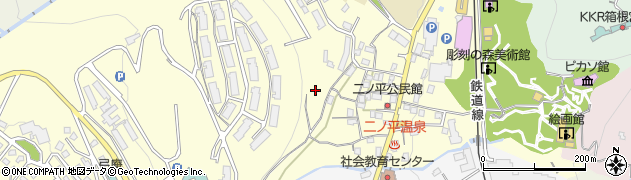 神奈川県足柄下郡箱根町二ノ平1258周辺の地図