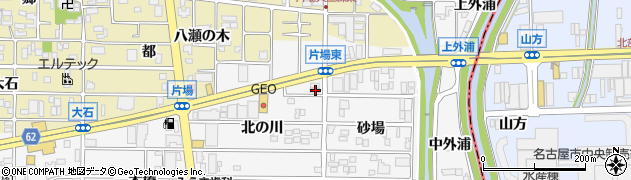 愛知県北名古屋市高田寺北の川38周辺の地図