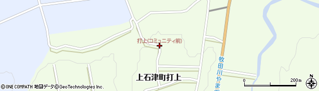 打上(コミュニティ前)周辺の地図
