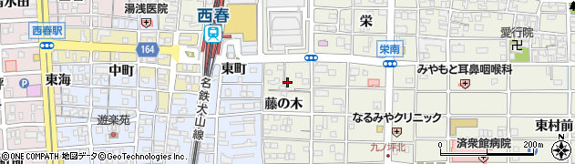 愛知県北名古屋市鹿田西藤之木4165周辺の地図