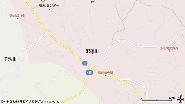 〒470-0564 愛知県豊田市沢田町の地図