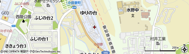 愛知県瀬戸市ゆりの台19周辺の地図