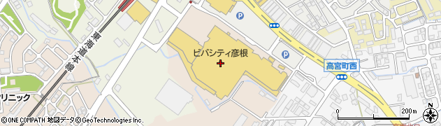 マクドナルド彦根ビバシティ店周辺の地図