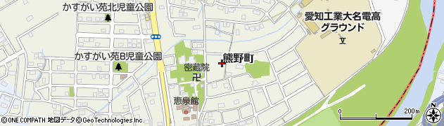 愛知県春日井市熊野町3124周辺の地図