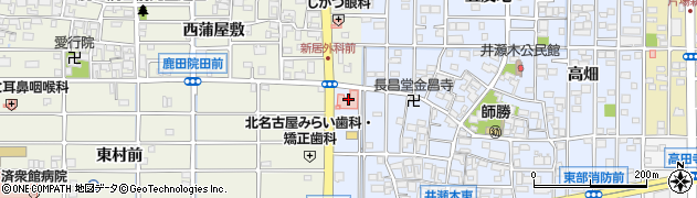 愛知県北名古屋市井瀬木鴨72周辺の地図