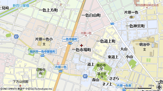 〒492-8356 愛知県稲沢市一色市場町の地図