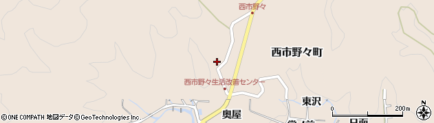 愛知県豊田市西市野々町森下周辺の地図