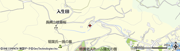 神奈川県小田原市入生田423周辺の地図