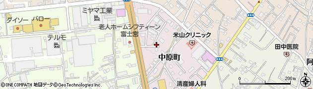 静岡県富士宮市中原町70周辺の地図