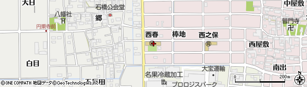 愛知県北名古屋市西之保棒地37周辺の地図