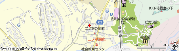 神奈川県足柄下郡箱根町二ノ平1110周辺の地図