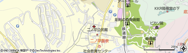 神奈川県足柄下郡箱根町二ノ平1117周辺の地図