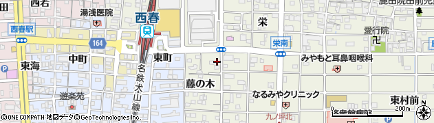 愛知県北名古屋市鹿田藤の木5周辺の地図