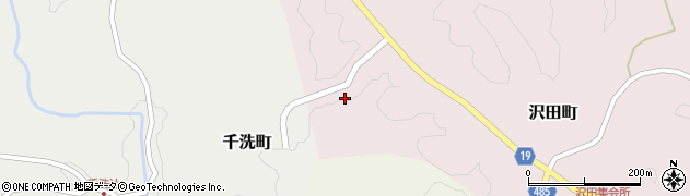 愛知県豊田市沢田町（座内）周辺の地図