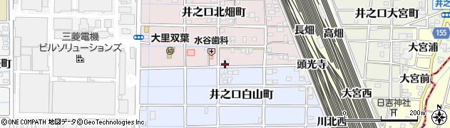 愛知県稲沢市井之口北畑町252周辺の地図