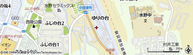 愛知県瀬戸市ゆりの台26周辺の地図