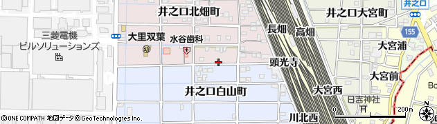 愛知県稲沢市井之口北畑町258周辺の地図