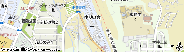 愛知県瀬戸市ゆりの台30周辺の地図