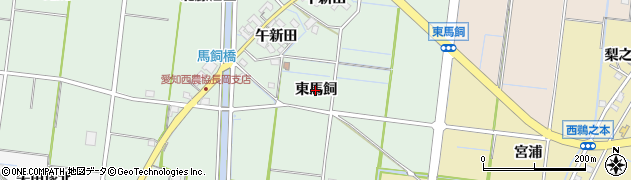 愛知県稲沢市祖父江町馬飼（東馬飼）周辺の地図