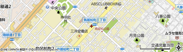 愛知県春日井市鳥居松町周辺の地図