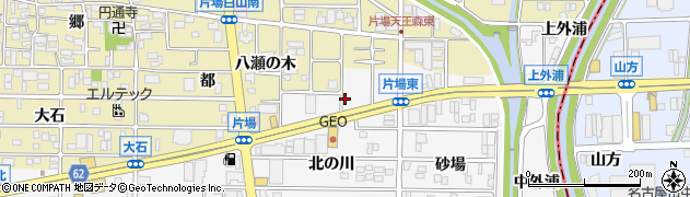 愛知県北名古屋市高田寺北の川12周辺の地図