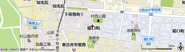 愛知県春日井市稲口町2周辺の地図