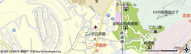 神奈川県足柄下郡箱根町二ノ平1119周辺の地図