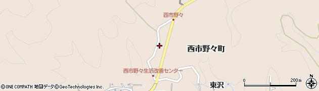 愛知県豊田市西市野々町（沢之切）周辺の地図