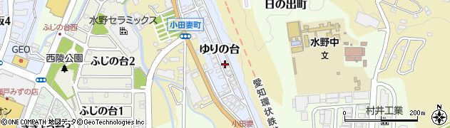 愛知県瀬戸市ゆりの台37周辺の地図