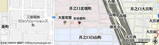 愛知県稲沢市井之口北畑町244周辺の地図