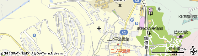 神奈川県足柄下郡箱根町二ノ平1252周辺の地図