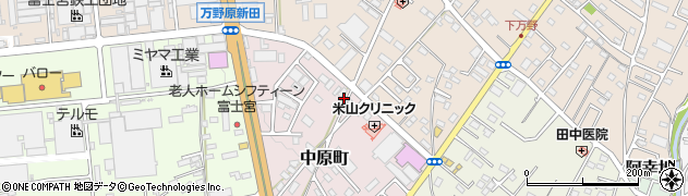 静岡県富士宮市中原町138周辺の地図