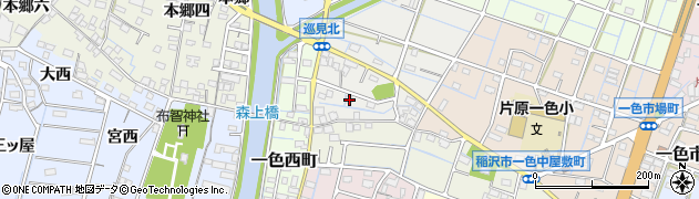 愛知県稲沢市一色巡見町76周辺の地図