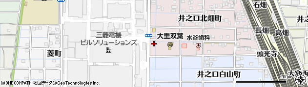愛知県稲沢市井之口北畑町210周辺の地図