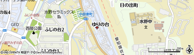 愛知県瀬戸市ゆりの台28周辺の地図