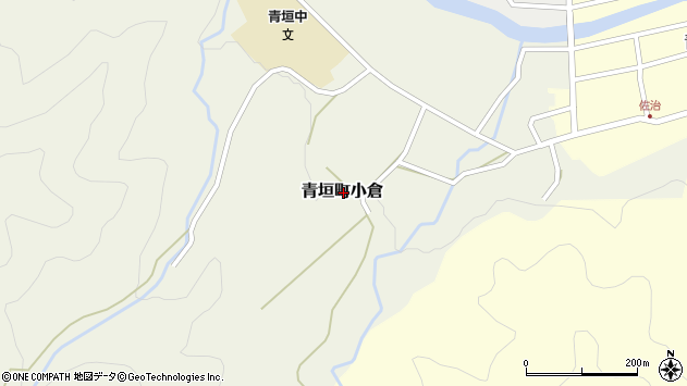 〒669-3812 兵庫県丹波市青垣町小倉の地図