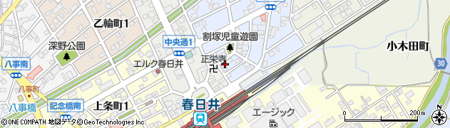 愛知県春日井市割塚町79周辺の地図