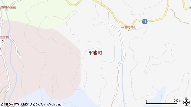 〒470-0514 愛知県豊田市平岩町の地図