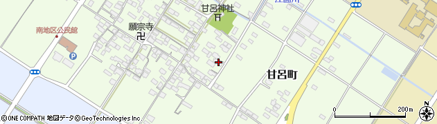 滋賀県彦根市甘呂町640周辺の地図