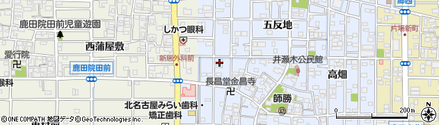 愛知県北名古屋市井瀬木鴨54周辺の地図